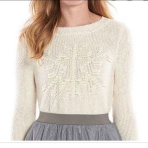 LC Lauren Conrad Cream Sweater